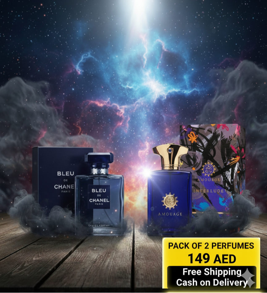 Pack of 2 for Men (Amouage Interlude + Blue De Chanel)