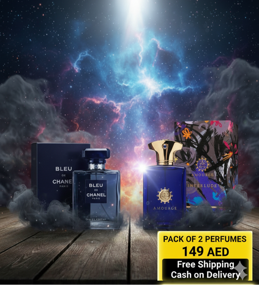 Pack of 2 for Men (Amouage Interlude + Blue De Chanel)