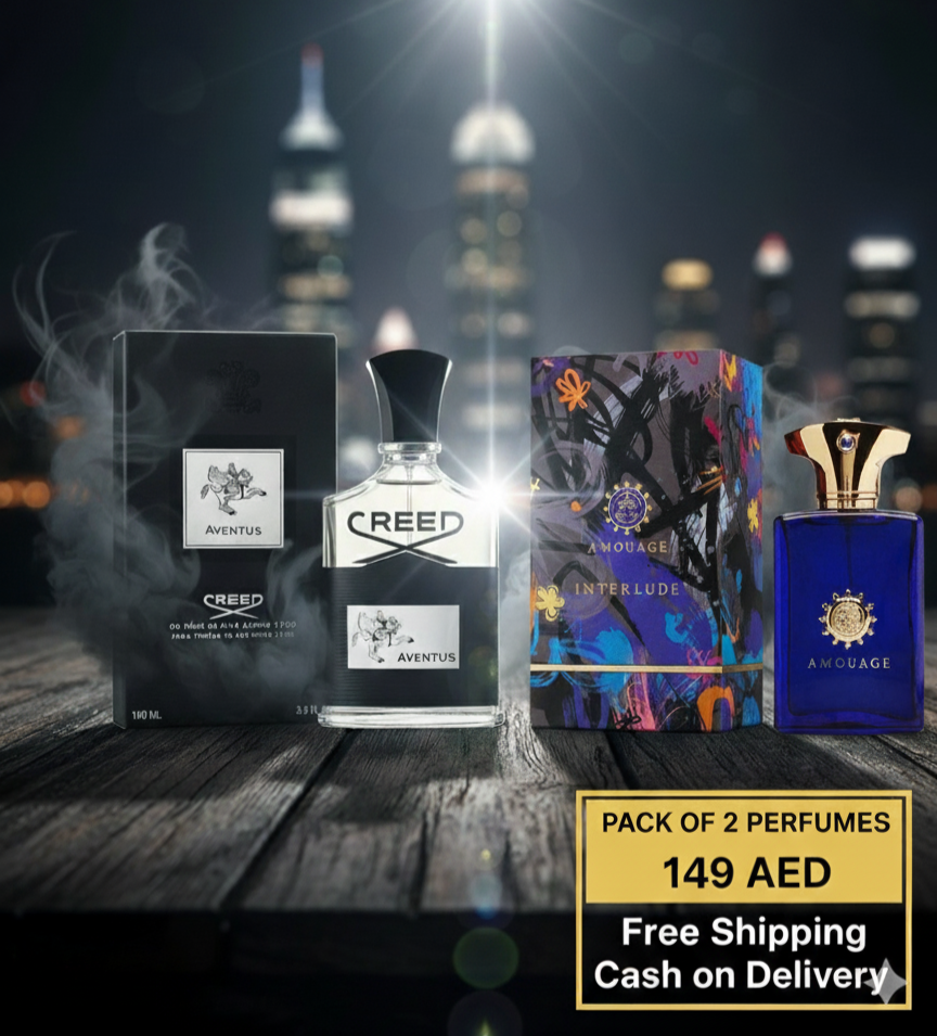 Pack of 2 for Men (Creed Aventus + Amouage Interlude)